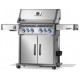Napoleon Rogue® PRO-S 525 RSIB stainless steel SIZZLE ZONE™ gas barbecue with 6 burners and 1 rear