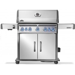 Napoleon Rogue® PRO-S 625 RSIB RVS SIZZLE ZONE™ 7 gasbarbecue met zij- en achterbrander