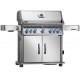 Napoleon Rogue® PRO-S 625 RSIB RVS SIZZLE ZONE™ 7 gasbarbecue met zij- en achterbrander