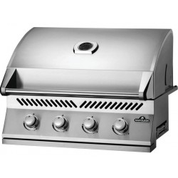 Barbacoa de gas empotrada Napoleon 500 Bi Series 32 con 4 quemadores de acero inoxidable