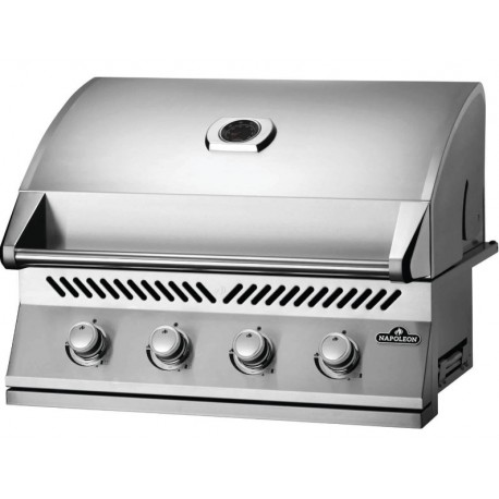 Barbacoa de gas empotrada Napoleon 500 Bi Series 32 con 4 quemadores de acero inoxidable