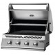 Barbacoa de gas empotrada Napoleon 500 Bi Series 32 con 4 quemadores de acero inoxidable