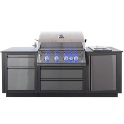 OASIS® 105 Napoleon buitenkeuken met Sizzle Zone® 700-serie zijgrill