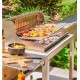 Barbecue Le Marquier Irissarry Inox avec Chariot et Tournebroche