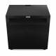 Mueble de cocina Le Marquier con dos puertas 80x55 cm acero negro