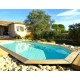 Piscine Bois Ubbink Azura 400x610 H120cm Delineador beige