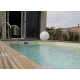 Piscine Bois Ubbink Azura 400x610 H120cm Delineador beige