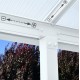 Pergola adossée Olympia 3x5,46m aluminium blanc et polycarbonate Canopia