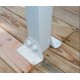 Pergola adossée Olympia 3x5,46m aluminium blanc et polycarbonate Canopia