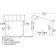 Pergola adossée Olympia 3x5,46m aluminium blanc et polycarbonate Canopia