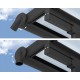 Pergola adossée Olympia 3x7,30m aluminium gris et polycarbonate Canopia