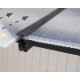 Pergola adossée Olympia 3x8.60m aluminium gris et polycarbonate Canopia