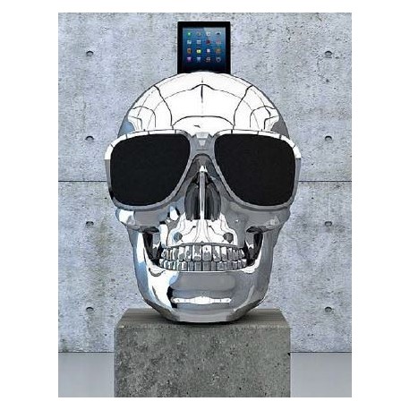 Enceinte AeroSkull HD Plus Bluetooth Jarre Technologies Crome Silver