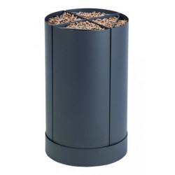 Storage pellet wood Fractio grey sand design nineteen