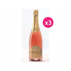 Champagne HeraLion deseo Brut rosado (caja de 3)